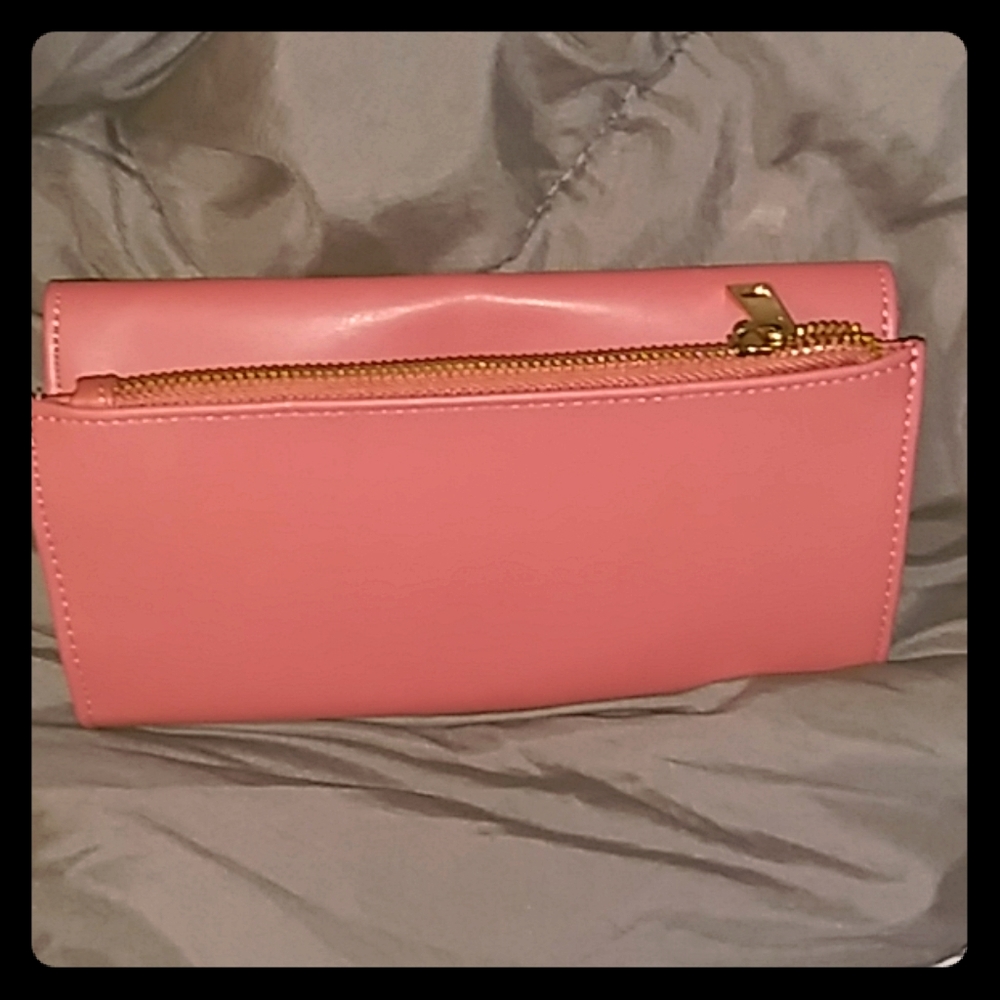 Pink wallet/clutch
